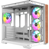 Thermaltake View 380 WS ARGB, Towerkabinet Hvid/træ
