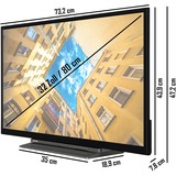 Toshiba LED-tv Sort
