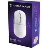 Turtle Beach Burst II Air mus Spil Højre hånd RF trådløs + Bluetooth Optisk 26000 dpi, Gaming mus Hvid, Højre hånd, Optisk, RF trådløs + Bluetooth, 26000 dpi, Hvid