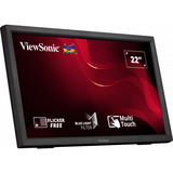ViewSonic TD2223-2 computerskærm 55,9 cm (22") 1920 x 1080 pixel Fuld HD LCD Berøringsskærm Sort, LED-skærm Sort (mat), 55,9 cm (22"), 1920 x 1080 pixel, Fuld HD, LCD, 6,5 ms, Sort