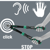 Wera Click-Torque Lock C 3 R/L, 05075695001, Momentnøgle Sort/Grøn