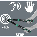 Wera Momentnøgle med gennemgående firkant Click-Torque Lock C 3 R/L Sort/Grøn