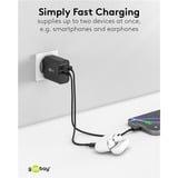 goobay 75335, Oplader Sort