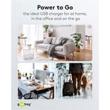 goobay USB-C PD GaN Dual Hurtigoplader 30 W Sort