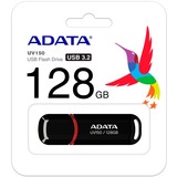 ADATA AUV150-128G-RBK USB-nøgle 128 GB USB Type-A 3.2 Gen 1 (3.1 Gen 1) Sort, USB-stik Sort/Rød, 128 GB, USB Type-A, 3.2 Gen 1 (3.1 Gen 1), Hætte, Sort