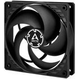 ARCTIC P12 PWM PST Computerkabinet Ventilator 12 cm Sort, Sag fan Sort, Ventilator, 12 cm, 1800 rpm, 0,3 blæser, 56,3 kubikfod/min., 95,65 m³/t