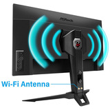 ASRock PG32QF, Gaming Skærm Sort