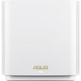 ASUS ZenWiFi AX (XT9) AX7800 1er Pack Weiß Tri-band (2,4 GHz / 5 GHz / 5 GHz) Wi-Fi 6 (802.11ax) Hvid 4 Intern, Mesh router Hvid, Hvid, Intern, Mesh-system, Strøm, 264,77 m², Tri-band (2,4 GHz / 5 GHz / 5 GHz)
