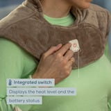 Beurer HK 165 Huggy smokey-taupe, Varme pude taupe