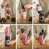 Bosch VitaPower MMB2111S blender 0,6 L Bordplade blender 450 W Sølv, Stander rørmaskine Sølv/Sort, Bordplade blender, 0,6 L, 450 W, Sølv