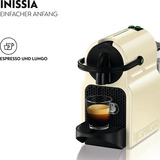 DeLonghi EN80CW Semi-auto Kapsel kaffemaskine 0,8 L, Kapsel maskine fløde, Kapsel kaffemaskine, 0,8 L, Kaffekapsel, 1260 W, Cremefarvet