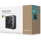 DeepCool R-PN650D-FC0B-JGEU-V2, PC strømforsyning Sort