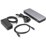 Digitus 13-port USB-C dockingstation, Docking station grå/Sort