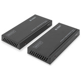 Digitus 4K HDBaseT HDMI Extender Sæt, 150 Meter, HDMI-udvidelse forlænger Sort