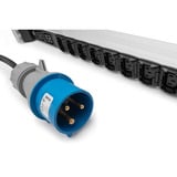 Digitus Basis IT PDU med aluminiumprofil, 24x C13, 4x C19, Strømskinne Sort/aluminium
