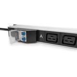 Digitus Basis IT PDU med aluminiumprofil, 24x C13, 4x C19, Strømskinne Sort/aluminium