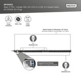 Digitus Basis IT PDU med aluminiumprofil, 24x C13, 4x C19, Strømskinne Sort/aluminium