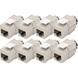 Digitus Cat.6a Keystone-modul, afskærmet, Keystone modul Sølv