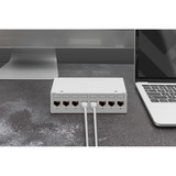 Digitus Cat.6a Keystone-modul, afskærmet, Keystone modul Sølv