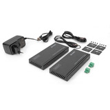 Digitus DS-55508, HDMI-udvidelse forlænger Sort