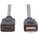 Digitus HDMI High Speed forlængerkabel med Ethernet, Forlængerledning Sort