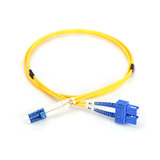 Digitus LWL patchkabel, duplex, LC > SC stik, singlemode OS2 Gul