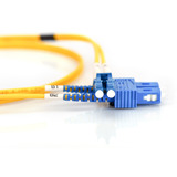 Digitus LWL patchkabel, duplex, LC > SC stik, singlemode OS2 Gul