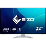 EIZO FlexScan EV3240X-WT LED display 80 cm (31.5") 3840 x 2160 pixel 4K Ultra HD LCD Hvid, LED-skærm Hvid, 80 cm (31.5"), 3840 x 2160 pixel, 4K Ultra HD, LCD, 5 ms, Hvid