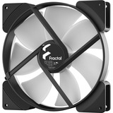 Fractal Design Prisma AL-18 PWM Computerkabinet Ventilator 18 cm Sort, Hvid 1 stk, Sag fan Sort/Hvid, Ventilator, 18 cm, 1200 rpm, 37,4 dB, 146,8 kubikfod/min., 249,56 m³/t