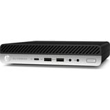 HP Elitedesk 800 G5 DM renoveret, Mini-PC Sort/Sølv