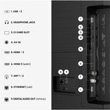 Hisense 65E7S, QLED TV Sort