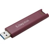 Kingston DataTraveler 256GB Max Type-A 1000R/900W USB 3.2 Gen 2, USB-stik Bordeaux, 256 GB, USB Type-A, 3.2 Gen 2 (3.1 Gen 2), 1000 MB/s, Glide, Rød