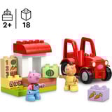 LEGO DUPLO Peppa Wutz Traktor og Markedsbod, Bygge legetøj Detail