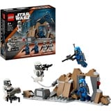 LEGO Star Wars Battle Pack med bagholdet på Mandalore™, Bygge legetøj Byggesæt, 6 År, Plast, 109 stk, 148 g