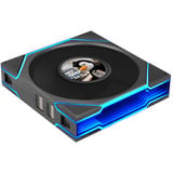 Lian Li UNI FAN TL LCD FLEX 120 Wireless, Sag fan Sort