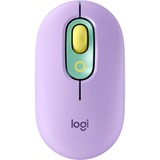 Logitech POP Mouse mus Ambidextrous RF trådløs + Bluetooth Optisk 4000 dpi Lilla/Mynte, Ambidextrous, Optisk, RF trådløs + Bluetooth, 4000 dpi, Grøn