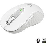 Logitech Signature M650 mus Højre hånd RF trådløs + Bluetooth Optisk 2000 dpi Hvid, Højre hånd, Optisk, RF trådløs + Bluetooth, 2000 dpi, Hvid