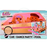 MGA Entertainment 3-in-1 Party Cruiser, Spil køretøj rose guld/Pink, L.O.L. Surprise! 3-in-1 Party Cruiser, Dukkebil, 4 År, Batterier påkrævet