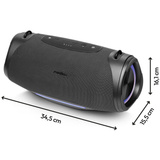 Medion Life P61762 Bærbar Bluetooth Højttaler L antracit