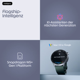 Motorola moto watch ultra, SmartWatch Sort/grå