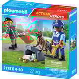 PLAYMOBIL Action Heroes Sporjagt med hund, Bygge legetøj 