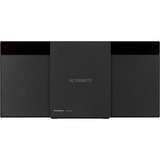 Panasonic SC-HC304 HiFi CD-afspiller Sort, Kompakt system Sort, 2,5 kg, Sort, HiFi CD-afspiller