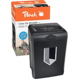 Peach PS500-70 papirmakulator Krydsmakulering 58 dB Sort, Dokument shredder Sort, Krydsmakulering, 18 L, 200 ark, 58 dB, 14 ark, Sort