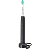 Philips 3100 series HX3671/14 Sonisk eltandbørste - Sort, El-tandbørste Sort, Voksen, Sonisk tandbørste, Daglig pleje, Sort, Batteri, Indbygget batteri