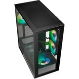 Sharkoon Rebel C60 RGB, Towerkabinet Sort