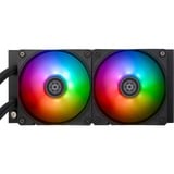 SilverStone SST-NP240-ARGB, Vandkøling Sort