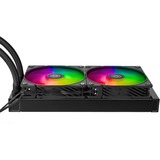 SilverStone SST-NP240-ARGB, Vandkøling Sort