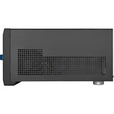 SilverStone Sugo SG12 afskærmning og stativ til computer Desktop Sort, Towerkabinet Sort, Desktop, PC, Aluminium, Stål, Micro-ATX, Mini-DTX, Mini-ITX, Sort, 8,2 cm