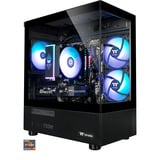 Thermaltake PC-000092-DE, Gaming PC Sort/gennemsigtig