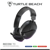 Turtle Beach Recon 70 Headset Ledningsført Spil Sort, Gaming headset Sort, Ledningsført, 20 - 20000 Hz, Spil, Headset, Sort